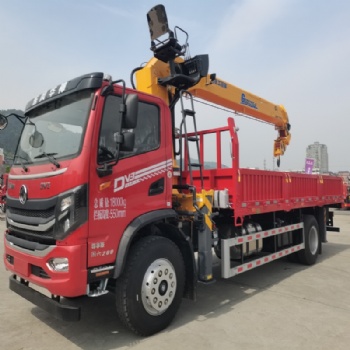 Chinese Brand Truck Crane Hot Sale 8/10/12/16 Ton Telescoping Boom Crane Truck Mounted Crane Hydraulic Truck Crane Manipulator With Remote Control