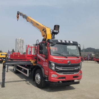 Chinese Brand Truck Crane Hot Sale 8/10/12/16 Ton Telescoping Boom Crane Truck Mounted Crane Hydraulic Truck Crane Manipulator With Remote Control