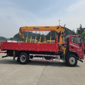 Chinese Brand Truck Crane Hot Sale 8/10/12/16 Ton Telescoping Boom Crane Truck Mounted Crane Hydraulic Truck Crane Manipulator With Remote Control
