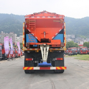 Heavy Duty Snow Removal and Sweeping Vehicle with Advanced Control Systems