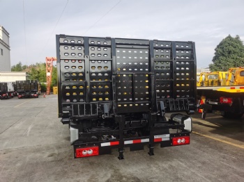 Aoling Suyun Euro IV 3600mm-Wheelbase Blue License Plate Flatbed Tow Truck